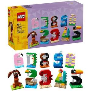 Imagine LEGO® Iconic - Numere de zi de nastere 40807, 281 piese
