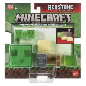 Imagine Figurina Minecraft Redstone Charged - Capcana cu piston lipicios