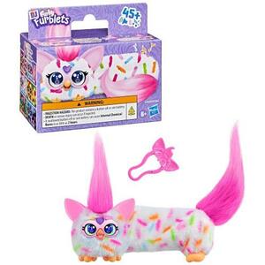 Imagine Jucarie de plus interactiva Hasbro FURBY FURBLETS DJ Furbis Berry Cup Cake, 6 ani+