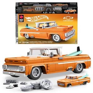 Imagine Set de constructie masinuta Hot Wheels - Elite Series, Chevrolet Pickup 1962, 858 piese