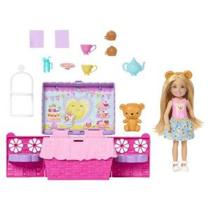 Imagine Set de joaca Barbie Family & friends - Clubul lui Chelsea, petrecere cu ceai surpriza