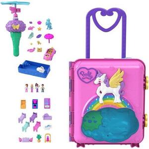 Imagine Set de joaca Polly Pocket - Valiza unicorn