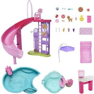 Imagine Set de joaca Barbie - Piscina de vis cu accesorii