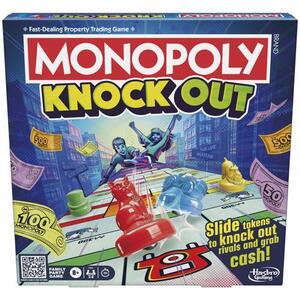 Imagine Joc Monopoly Knock Out, limba engleza, 8 ani +