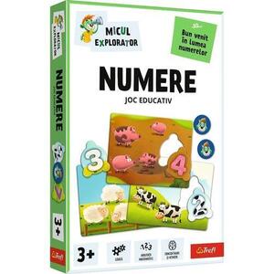 Imagine Joc educativ interactiv Trefl Numere Micul Explorator, piese puzzle, 3 ani +