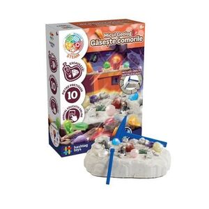 Imagine Set educativ Hashtag Toys STEAM - Micul geolog, Gaseste comorile, lb. romana, +6 ani