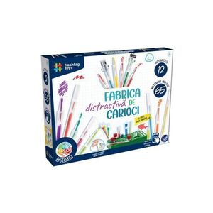 Imagine Set educativ Hashtag Toys STEAM - Fabrica distractiva de carioci, lb. romana, +6 ani