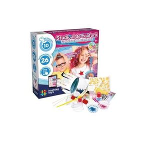 Imagine Set educativ Hashtag Toys STEAM - Studioul de coafura, Coloreaza & aranjeaza, lb. romana, +8 ani