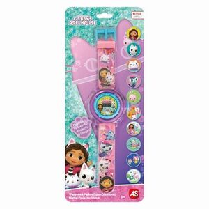 Imagine Ceas digital cu proiector Gabby’s Dollhouse, 3 ani +