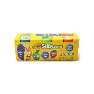 Imagine Set 3 borcanase cu plastilina parfumata Crayola Silly Scent, 142g