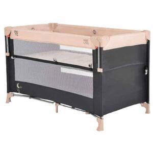 Imagine Patut de copii Moni Next Level, 125 x 65 x 74 cm, 0-15kg, Bej