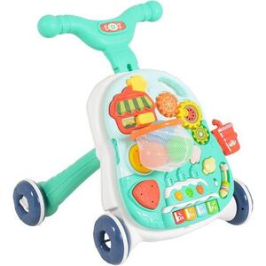 Imagine Premergator 2 în 1 Moni Toys Basket HE0814, functii interactive muzicale, Albastru