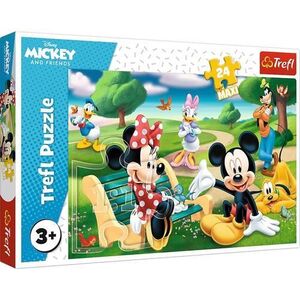 Imagine Puzzle Trefl Maxi, Disney Mickey Mouse, Intre Prieteni, 24 piese