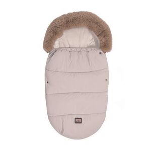 Imagine Sac termic de iarna pentru carucior Lorelli, captuseala polar, impermeabil, cu blanita detasabila, Bej