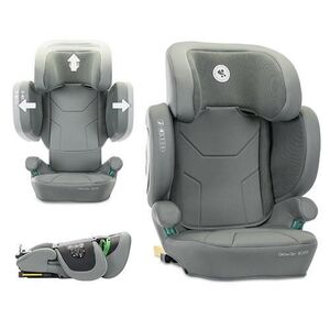 Imagine Scaun auto pentru copii Lorelli Growgo, Isofix, pliabil, protectii laterale extensibile, spatar reglabil, tetiera reglabila, 100-150 cm, 3-12 ani, Verde