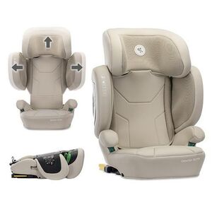 Imagine Scaun auto pentru copii Lorelli Growgo, Isofix, pliabil, protectii laterale extensibile, spatar reglabil, tetiera reglabila, 100-150 cm, 3-12 ani, Bej