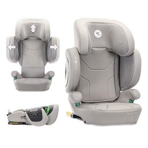 Imagine Scaun auto pentru copii Lorelli Growgo, Isofix, pliabil, protectii laterale extensibile, spatar reglabil, tetiera reglabila, 100-150 cm, 3-12 ani, Gri