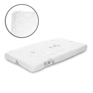 Imagine Cearceaf cu elastic pentru patut Lorelli, 98 x 65 cm, 100% bumbac ranforce, Alb