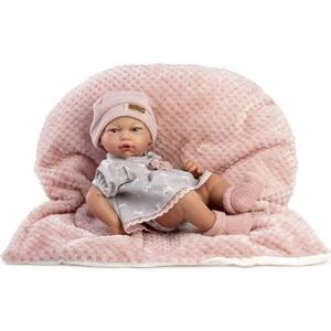 Imagine Papusa clasica Guca Claudia, 38 cm, corp complet din vinil, cu hainute si patura