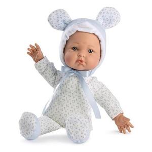 Imagine Papusa bebelus baietel Guca, 36 cm, corp moale textil, usoara, potrivita pentru copii mici