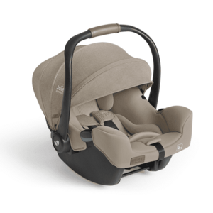 Imagine Scoica auto Joie i-Starter Sandstone cu tetiera reglabila, 40-75 cm, certificata R129, Crem