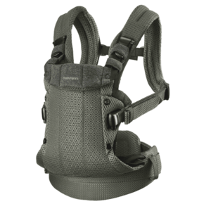 Imagine Marsupiu anatomic BabyBjorn Harmony, cu multiple pozitii de purtare, 3D Mesh, Verde