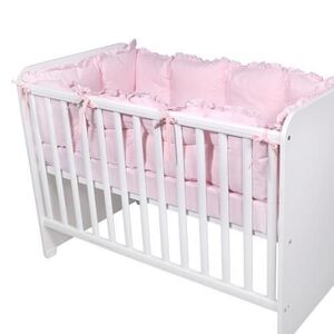 Imagine Set protectii laterale pentru pat 4 piese Lorelli, 60x120 cm, Roz