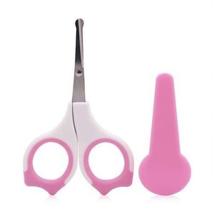 Imagine Forfecuta de unghii pentru bebelusi, cu suport de protectie, 0 luni+, Lorelli Blush Pink