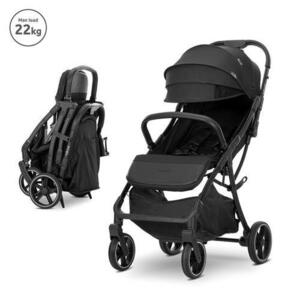 Imagine Carucior sport Lorelli Minori, sistem pliere cu o singura mana, spatar reglabil, husa textila UV 50+, 0 - 22kg, Negru