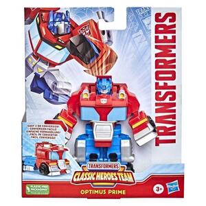 Imagine Robot transformabil Hasbro Transformers: Optimus Prime, 12cm, multicolor, 3 ani+