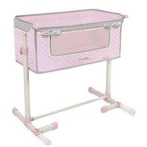 Imagine Patut co-sleeper pentru papusi Decuevas colectia Sophie, reglabil pe inaltime, Roz