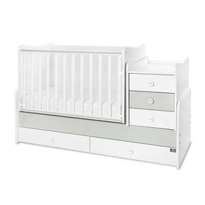 Imagine Mobilier multifunctional Lorelli Maxi Plus Trio White Milky Green, 70 x 160 cm, transformabil
