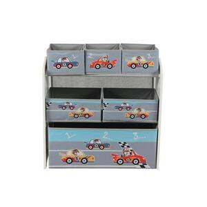 Imagine Dulap depozitare jucarii U-Grow Cars, 63x30x60 cm