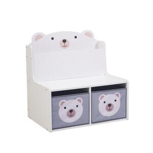 Imagine Bancuta cu spatiu de depozit U-Grow Bear, MDF, 60 x 42 x 61.5 cm