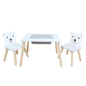 Imagine Set masuta cu spatiu de depozitare si 2 scaune U-Grow UG-74KINET, MDF
