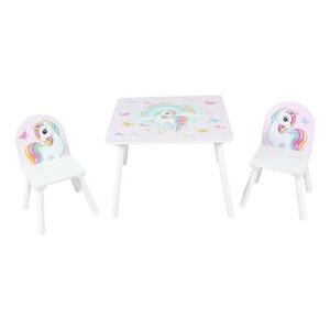 Imagine Set 2 scaune si birou U-Grow Unicorns