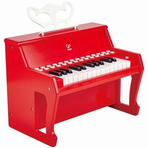 Imagine Jucarie Hape Pian electronic, cu lumini, Rosu