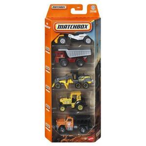 Imagine Set 5 masinute Matchbox - MBX Construction, scara 1: 64