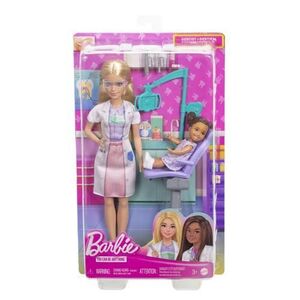 Imagine Set de joaca Barbie You can be - Barbie Stomatolog, blonda