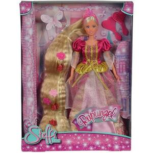 Imagine Papusa Steffi Love - Rapunzel, rochita roz inchis