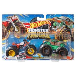 Imagine Set 2 masini Monster Truck - Demolition Doubles, Tri to Crush Me si Baja Buster