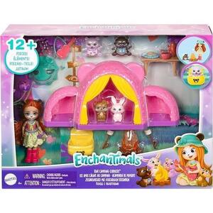 Imagine Set papusa cu accesorii camping, Mattel Camping Enchantimals, Multicolor