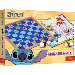 Imagine Joc de societate Checkers & Mill, Lillo & Stitch