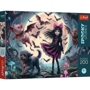 Imagine Puzzle Trefl 200 de piese, Povesti Infricosatoare de pe Luna