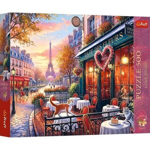 Imagine Puzzle Trefl Premium Plus Dragoste la Paris, 500 de piese