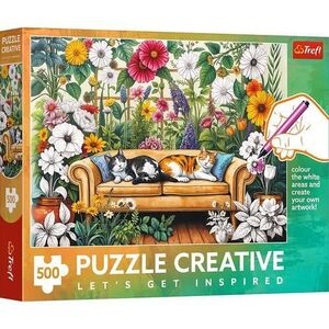 Imagine Puzzle Trefl Creative Orangeria Psicii, 500 de piese
