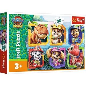Imagine Puzzle Trefl Patrula Catelusilor Insula Dinozaurilor, 30 de piese