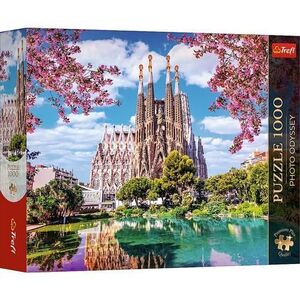 Imagine Puzzle Trefl Premium Plus Photo Odyssey Sagrada Familia Barcelona Spania, 1000 de piese