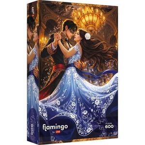 Imagine Puzzle Trefl Flamingo Romantism, 600 de piese