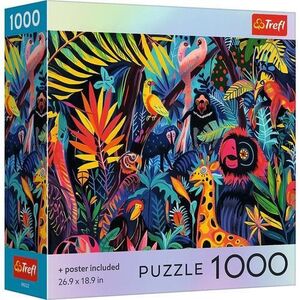 Imagine Puzzle Trefl Colectia SUA in Jungla, poster inclus, 1000 de piese